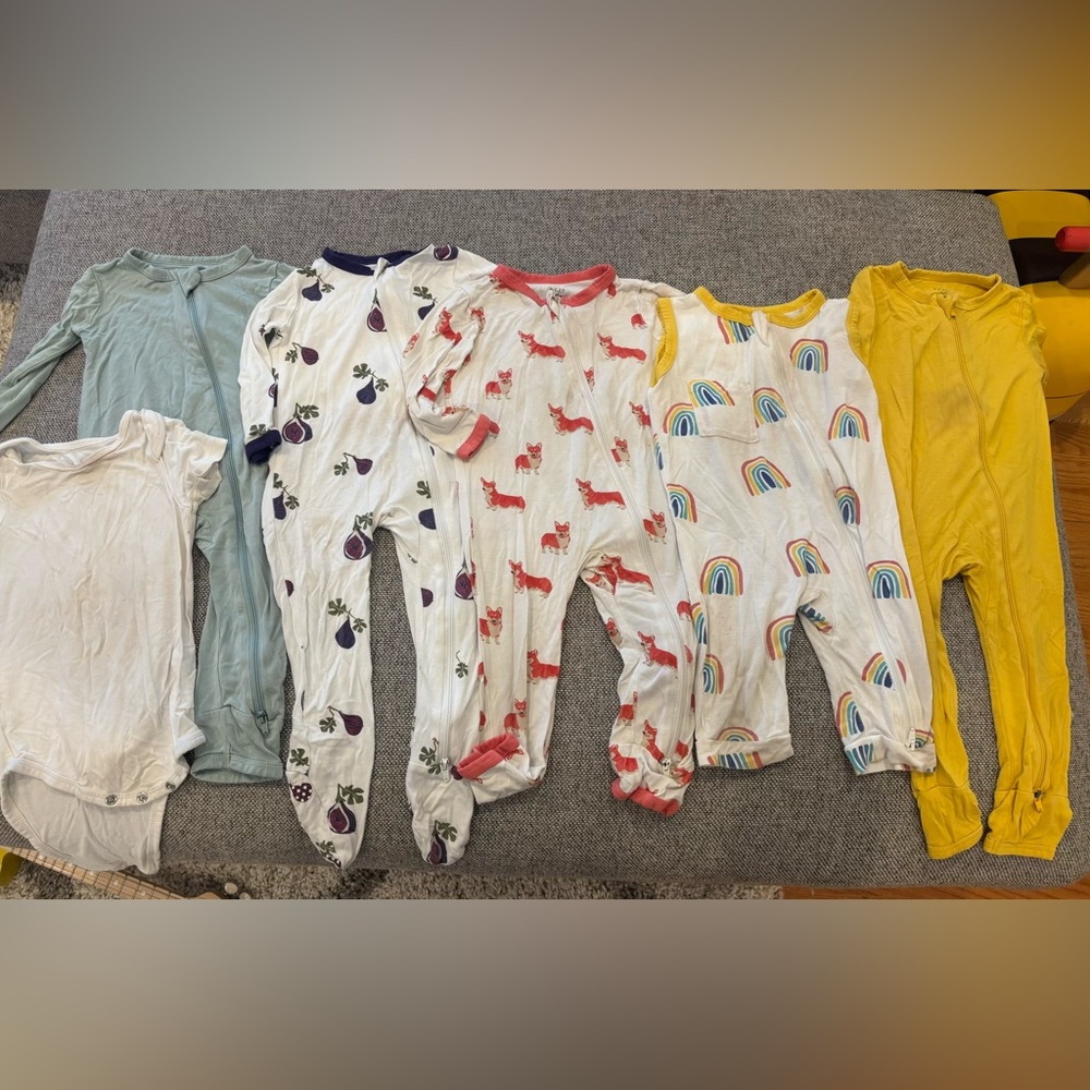 Kyte BABY Kids Footies Set - Multicolor Delight